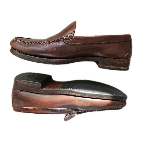 Allen Edmonds Men Shoe Chelsea Size 10D Brown Loafer Pre Owned